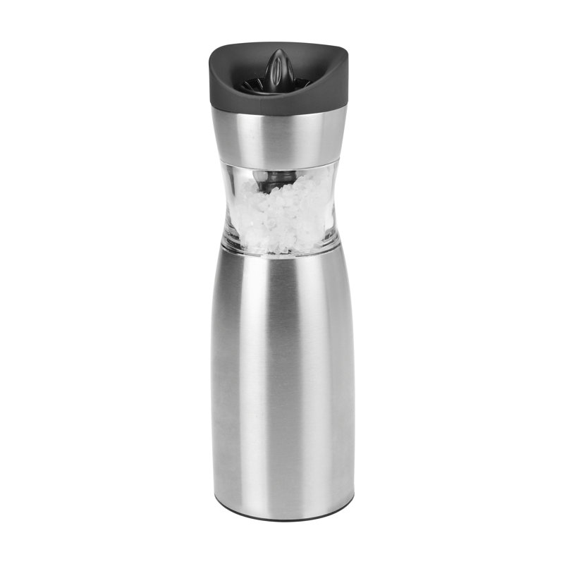 Kalorik Stainless Steel Automatic Gravity Salt and Pepper Grinder Set